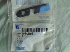 10442402 Pontiac Nos Gm 2001 Grand Prix Inch Gt Door Emblem Blue Oem New