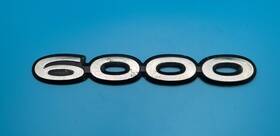 20345603 Pontiac Oem 1985-91 6000 Trunk Emblem Badge Text Logo Gm Vintage Retro