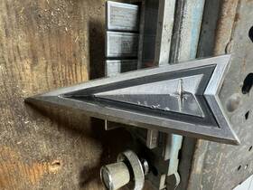4412789 Pontiac Vintage Arrow Emblem Oem #4412789