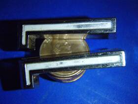 4810992 Pontiac Nos 1961 61 Bonneville Gold Letter Trunk Compartment Lid Emblem