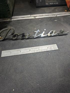 511749 Pontiac Vintage Original 1949-1952 Trunk Emblem Chieftain