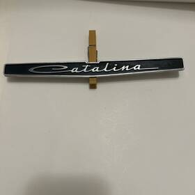 539895 Pontiac Vintage Catalina Metal Badge Emblem Late 60 S-70 S. #539895
