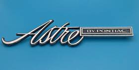 738996 Pontiac Oem 1974-77 Astre Chrome Emblem Vintage Retro