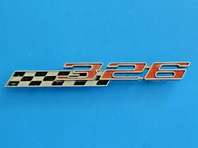 9780832 Pontiac 1965-1966 Lemans Tempest 326 Metal Emblem Oem Factory Original #