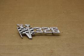 9780833 Pontiac 1965 1966 Lemans-tempest Front Left Side 326 Emblem Vintage Oem