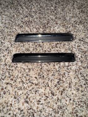 9790633 Pontiac Pair Of 1971 Lemans Sport Lh Louver Fender Trim Pieces