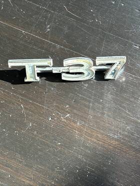 9870518 Pontiac Oem 1970 1971 Gto Lemans T-37 Rear Emblem Badge Logo Nameplate