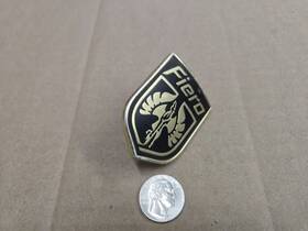 Dla-14204 Pontiac Oem Fiero Front Header Bumper Emblem Badge Logo Nameplate Name Dla 14204