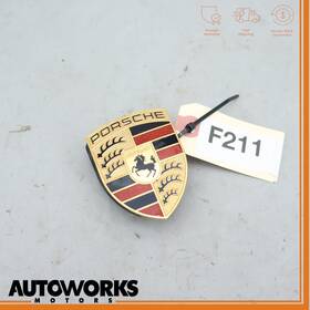7l5853795 Porsche 08-10 Cayenne 957 Front Bumper Cover Badge Emblem Logo Oem