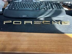 90155030110 Porsche 914 911 Used Gold Letter Set Nice Lettering