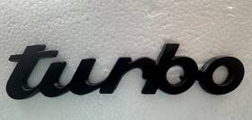 9305593170270c Porsche 930.559.317.00 Used 930 964 Turbo Black Trunk Emblem