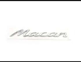 95b-853-675-f Porsche Inch Macan Chrome Rear Emblem Badge Genuine 95b853675f