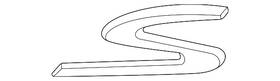 95c-853-685-li0 Porsche Genuine Nameplate