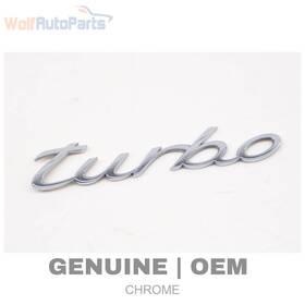 97055924700 Porsche 2010-2016 Panamera Turbo 970 - Trunk Emblem / Badge