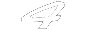 971-853-675-b Porsche Genuine Nameplate
