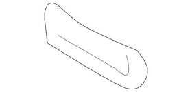971-945-699 Porsche Genuine Door Emblem