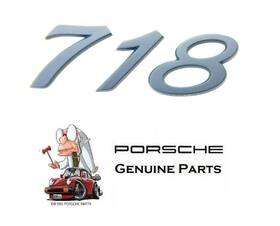 982853675b Porsche Cayman 718 Rear Emblem Black Genuine