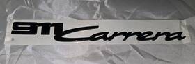 992853675k041 Porsche 992 911 Carrera Gloss Black Emblem Brand New
