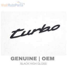 9j1853675c Porsche 2020-2024 Taycan Turbo - Trunk Emblem / Badge