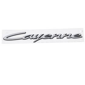 9y0-853-670-a-li0 Porsche Genuine Cayenne 2024 Rear Hatch Nameplate Oem