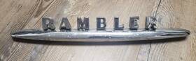 3446632 Rambler 1963 American Exterior Chrome Trunk Lid Emblem Oem Amc
