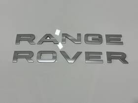 22842 Range Rover 2003-2012 Emblem Logo Letters Front Hood Matte Gray - Oem