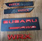 Redred44w Subie Performance Subaru Wrx Glossy Black Bundle Rear Badge Red
