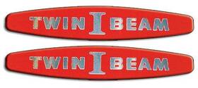 C5tz-16719 Reproduction Twin I Beam Fender Emblems 1965 1966 Ford F100 Pickup Truck