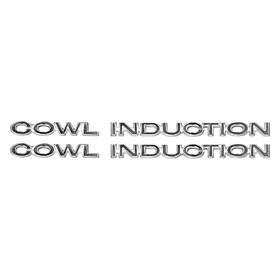 C980308 Restoparts Inch Cowl Induction Hood Emblem Kit