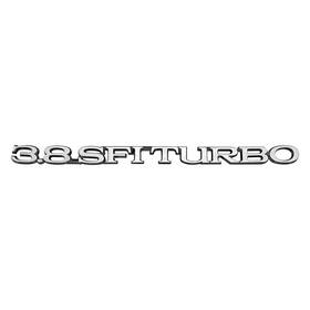 Restoparts Gn10042 Inch 3.8 Sfi Turbo Hood Emblem