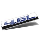 Ri-124959 Racerinnovation Blue Logo Aluminum Decal Emblem Trim Badge Sticker