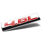 Ri-124960 Racerinnovation Red Logo Aluminum Decal Emblem Trim Badge Sticker