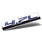 Ri-124962 Racerinnovation Blue Logo Aluminum Decal Emblem Trim Badge Sticker