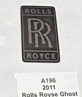 7222598 Rolls-royce 2010-2014 Oem Ghost Rr4 Rear Emblem Badge Logo Nameplate Trunk Lid
