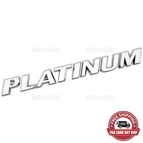 75443-08090 Rpm6500 Toyota Sienna Rear Platinum Letter Liftgate Nameplate Emblem Badge Oem Chrome