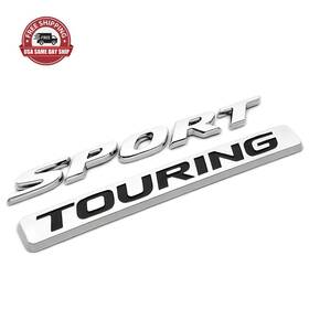 75716-tgg-a00 Rpm6500 Honda Civic Sport Touring Rear Trunk Letter Logo Badge Emblem Nameplate Chromeus
