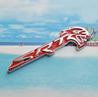 Rsrt-02 Unbranded Red Srt Hellcat Emblem Sliver Metal Badge Fender