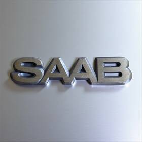9280173 Saab 900 Trunk Emblem 928013 Oem Preservation Condition 1984-1994