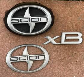 75310-52040 Scion 2004 2005 2006 Xb Rear Gate Hatch Emblem Logo Grile Badge Symbol Set Of 3