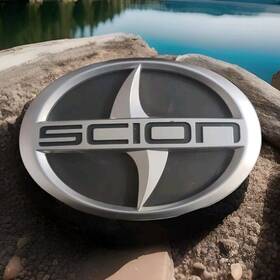 75321-12b89 Scion 2008-10 Xb Front Grille Silver Emblem Badge Logo Same Day Shipping A88