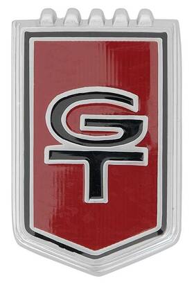 16098d1 Scott Drake 1966 Mustang Gt Fender Emblem Pin-on
