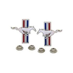 C9zb-6520820-3 Scott Drake Door Panel Emblems Pair