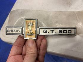 S7ms-16098-d Scott Drake Grille/dash/trunk Emblem Pin-on Shelby Gt500 1967