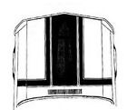 Sk322 Decal Magic Boss Mustang Hood Complete Stripe Stencil Kit
