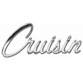 5506688 Speedway Motors Cruisin Script Emblem