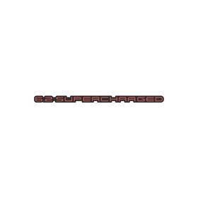 Sid-060r Starbuck Innovative Designs 1982-1992 Camaro Rear Bumper Emblem 6.2 Supercharged Ls/lt Swap Red