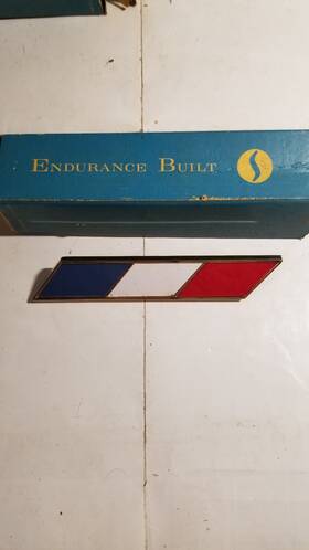 Studebaker 1353735 Nos 1963 Hawk Gran Turismo Gt Gold Door Emblem Chevron Qty 1