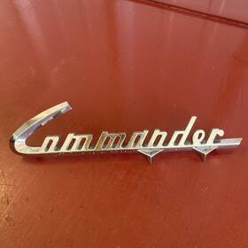 299589 Studebaker Vintage 1953 Commander Emblem Script Oem