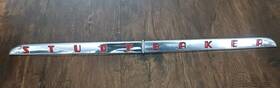 652133wp Studebaker 1949-53 Truck 2-piece Front Hood Name Plate Chrome Emblem Oem
