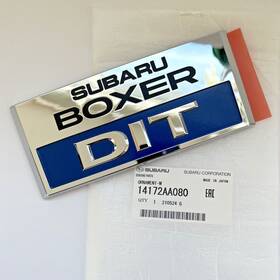 14172aa080 Subaru Jdm Dit Engine Cover Ornament / Rear Emblem 15-21 Wrx 14-18 Forester Xt